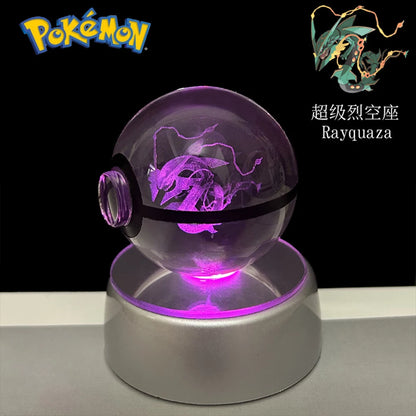 Collection lampes hologramme Pokemon