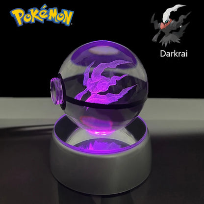 Collection lampes hologramme Pokemon