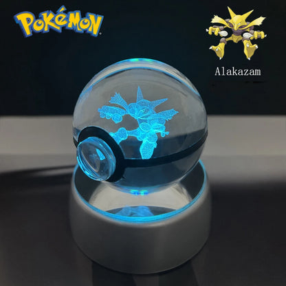 Collection lampes hologramme Pokemon