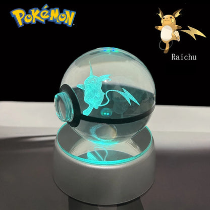 Collection lampes hologramme Pokemon