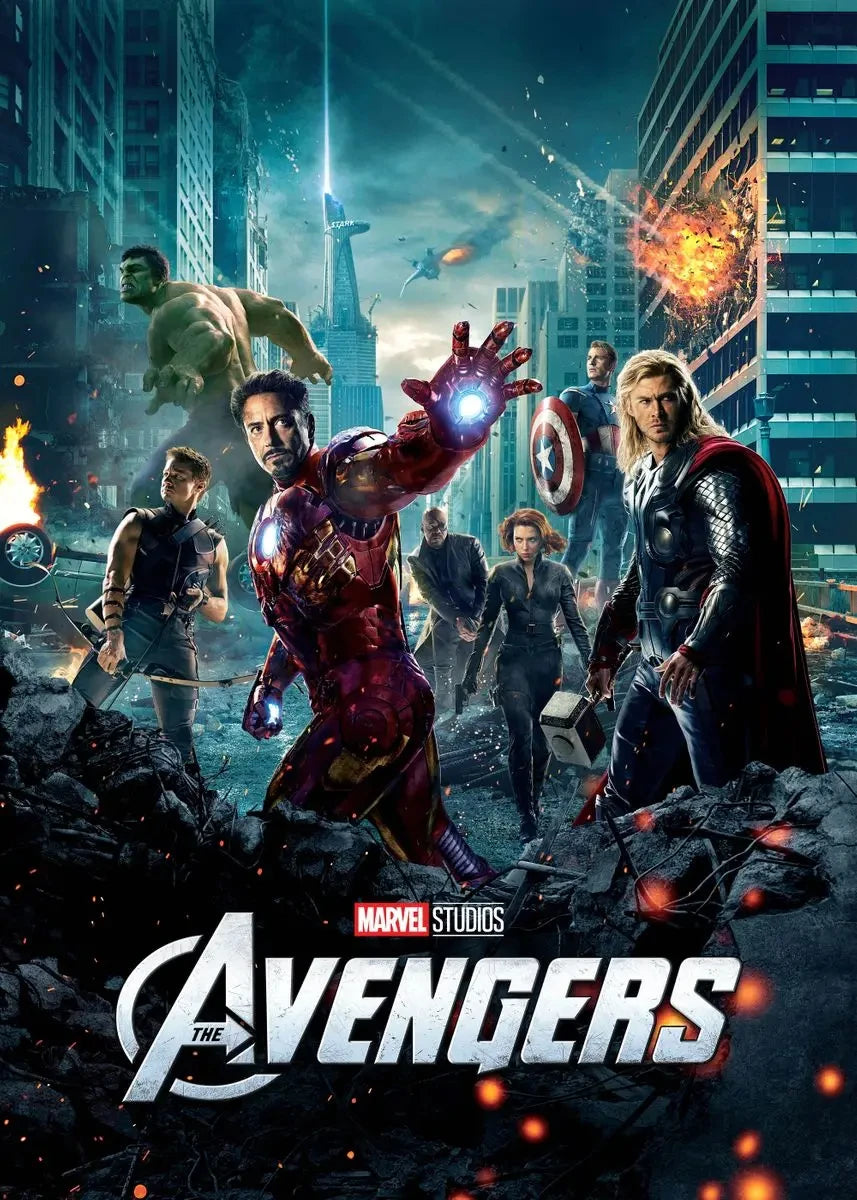 Poster de films Marvel - Canvas sans cadres