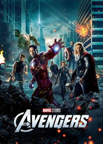 Poster de films Marvel - Canvas sans cadres