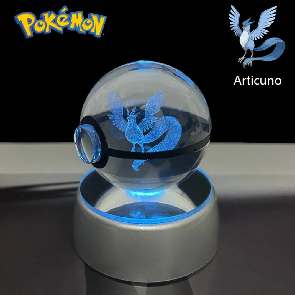 Collection lampes hologramme Pokemon