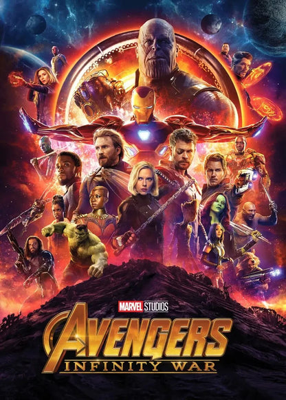 Poster de films Marvel - Canvas sans cadres