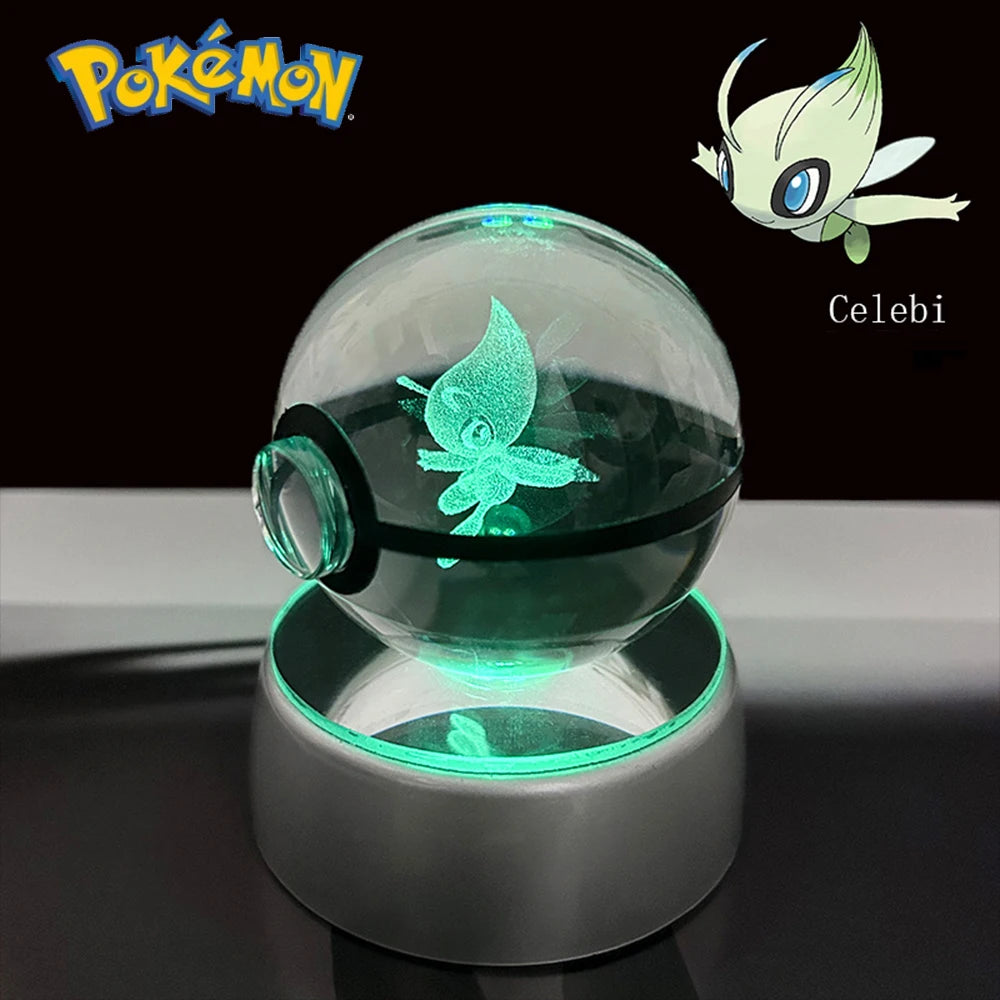 Collection lampes hologramme Pokemon