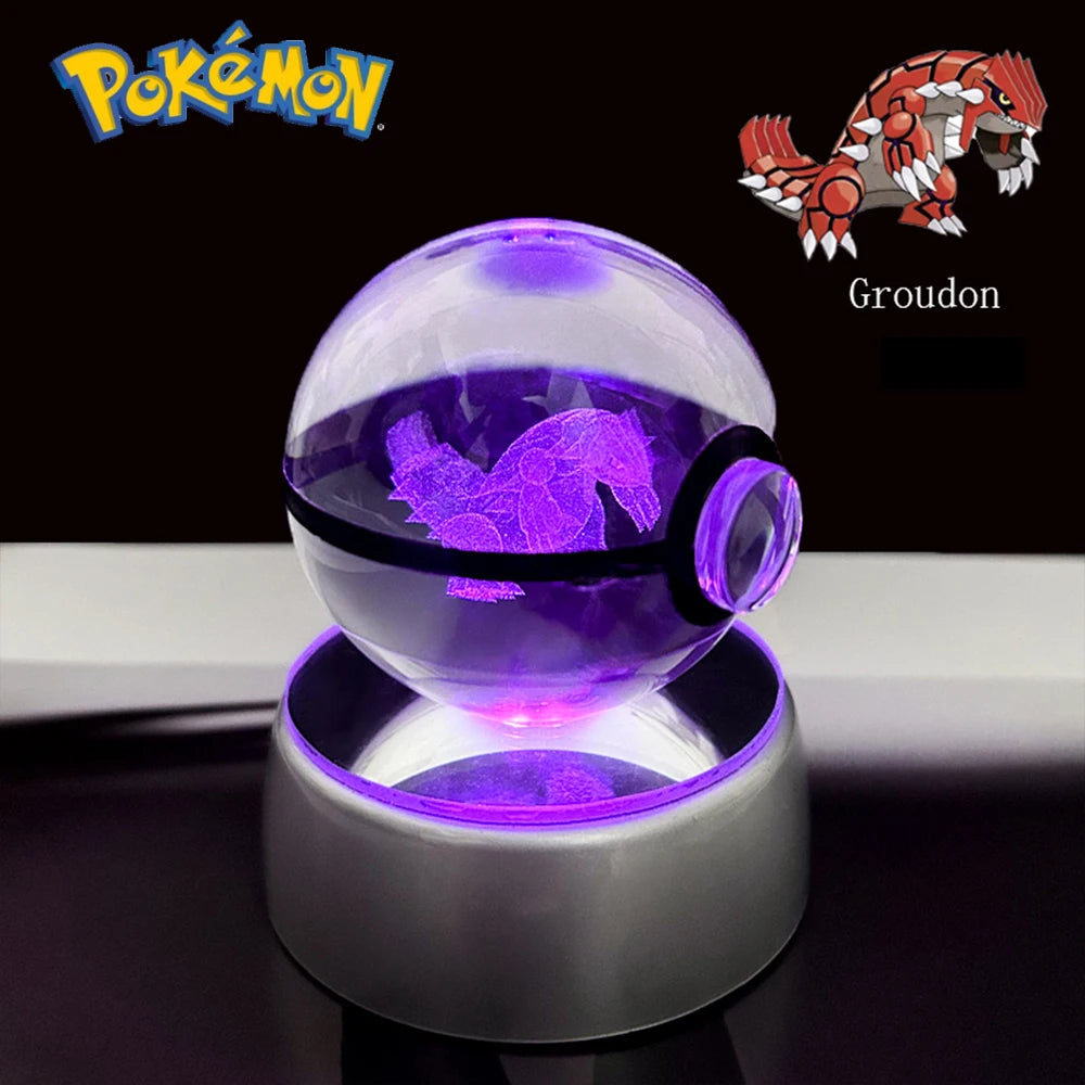 Collection lampes hologramme Pokemon