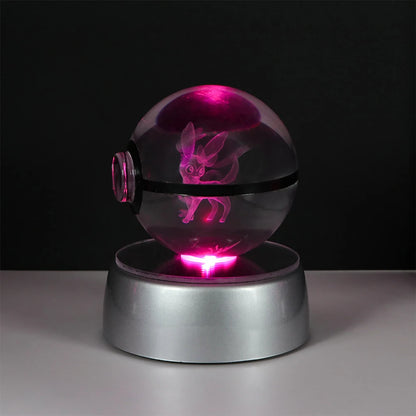 Collection lampes hologramme Pokemon