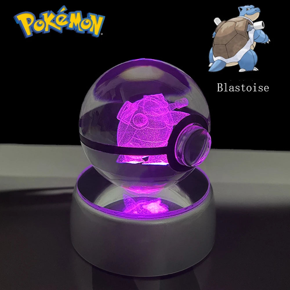 Collection lampes hologramme Pokemon