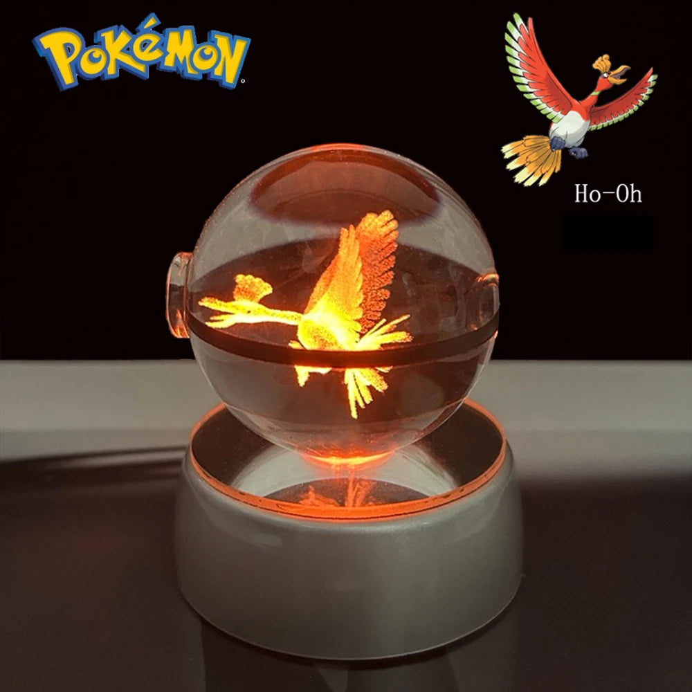 Collection lampes hologramme Pokemon