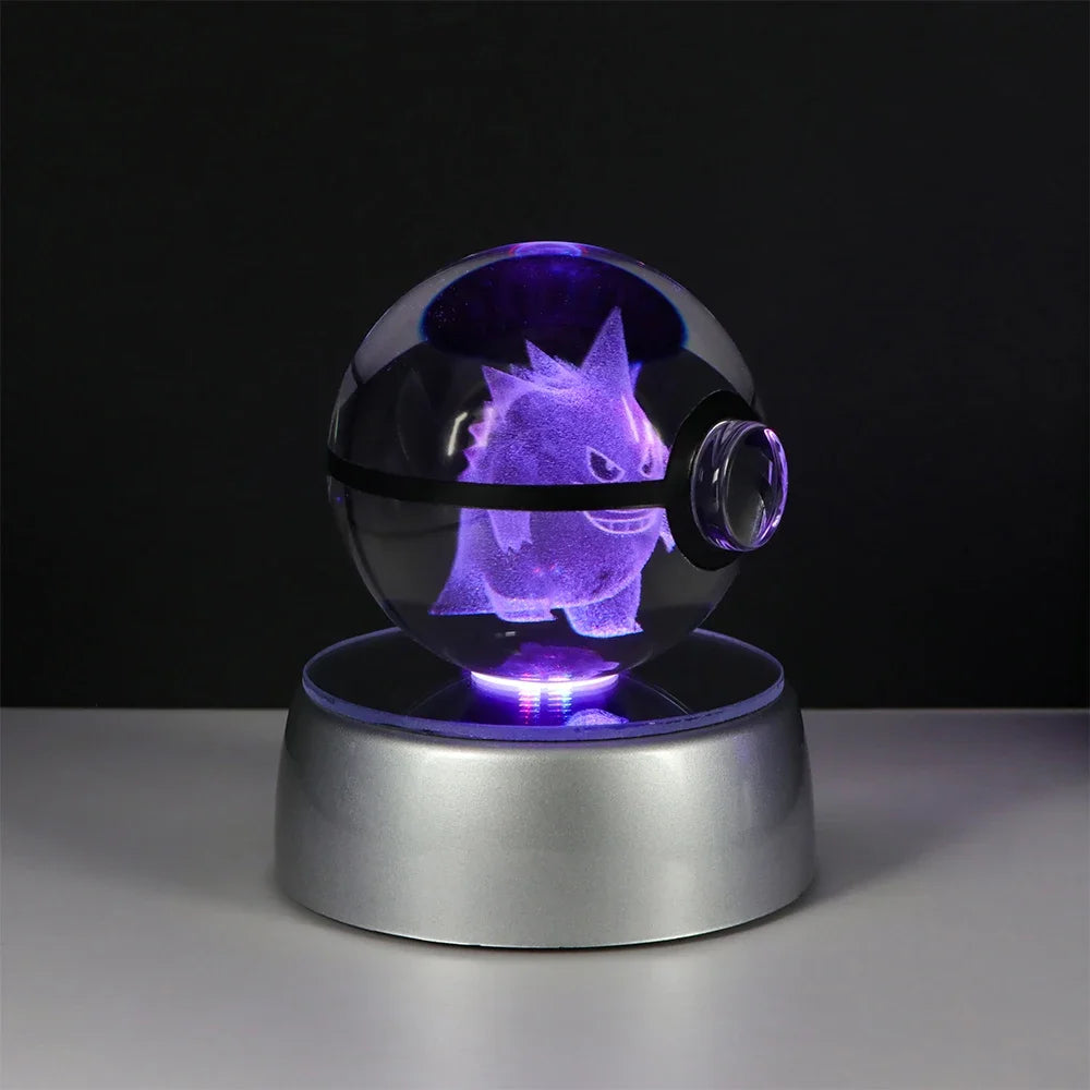 Collection lampes hologramme Pokemon