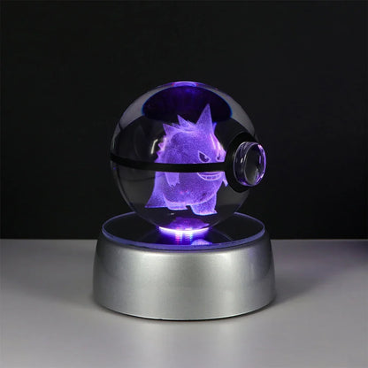 Collection lampes hologramme Pokemon