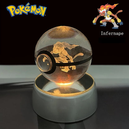 Collection lampes hologramme Pokemon