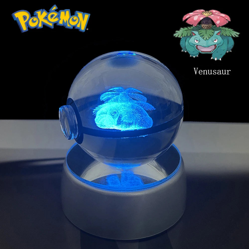 Collection lampes hologramme Pokemon