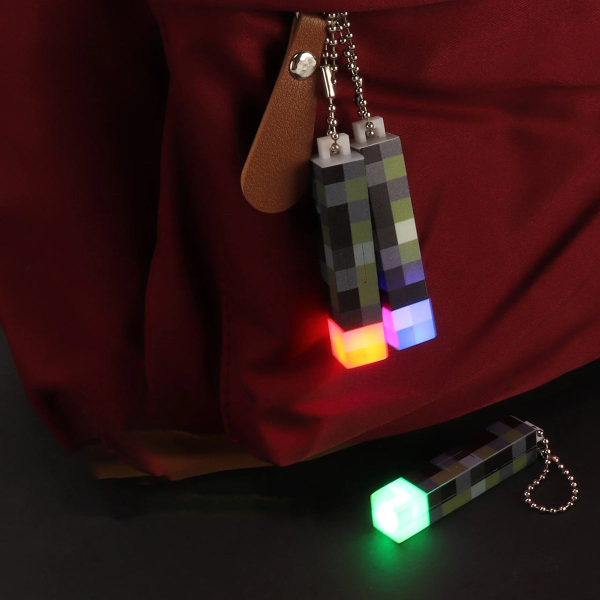 Porte clés Torche Minecraft