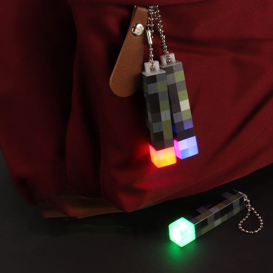 Porte clés Torche Minecraft