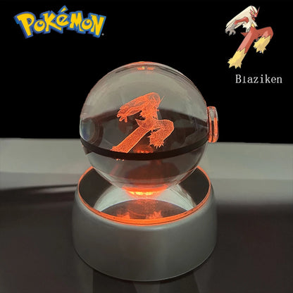 Collection lampes hologramme Pokemon