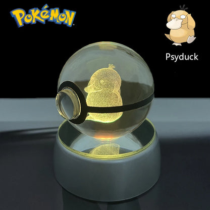 Collection lampes hologramme Pokemon