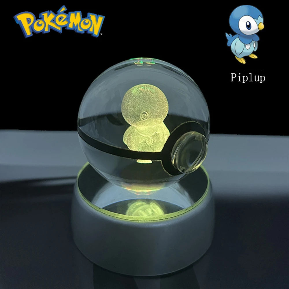 Collection lampes hologramme Pokemon